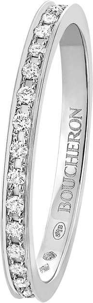 BOUCHERON jal00230 quatre radiant edition small eternity wedding band diamonds platinium 1 | Eternity Quatre Radiant Edition Small