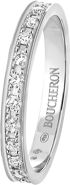 BOUCHERON jal00231 quatre radiant edition large eternity wedding band diamonds platinium 1 | Eternity Quatre Radiant Edition Large